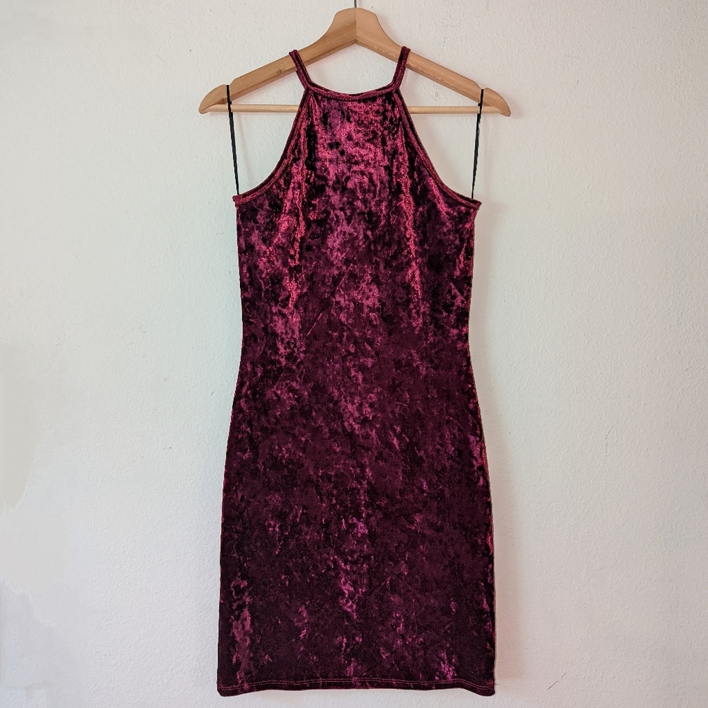 Fashion Nova Crushed Velvet Dress